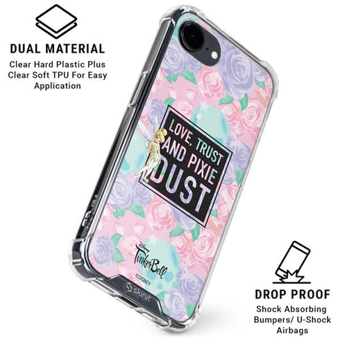 Disney Tinker Bell Love Trust and Pixie Dust iPhone 16e Clear Case