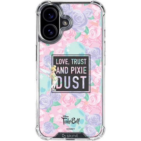 Disney Tinker Bell Love Trust and Pixie Dust iPhone 17 Clear Case