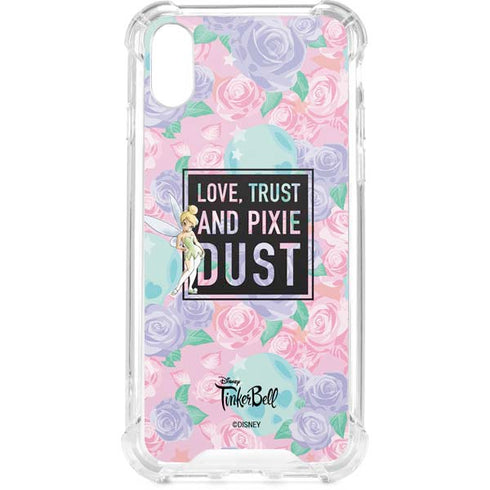 Disney Tinker Bell Love Trust and Pixie Dust iPhone XS Clear Case