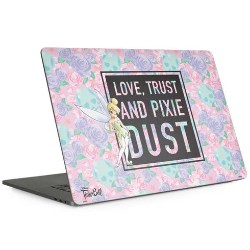 Disney Tinker Bell Love Trust and Pixie Dust MacBook Skins