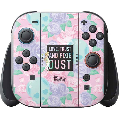Disney Tinker Bell Love Trust and Pixie Dust Nintendo Switch 2 (2025) with Joy-Con Skin