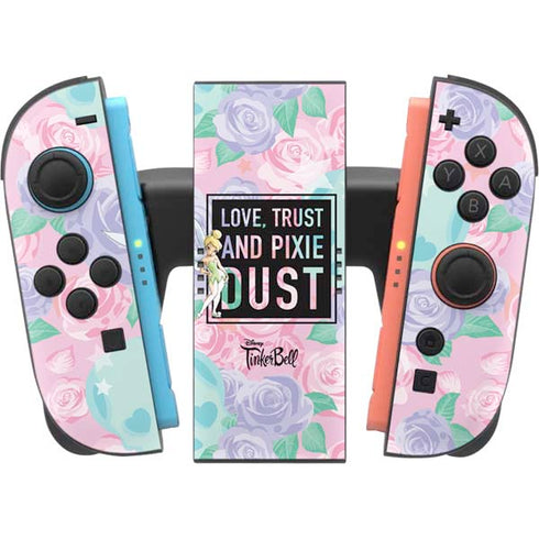 Disney Tinker Bell Love Trust and Pixie Dust Nintendo Switch 2 (2025) Joy-Con Controller Skin