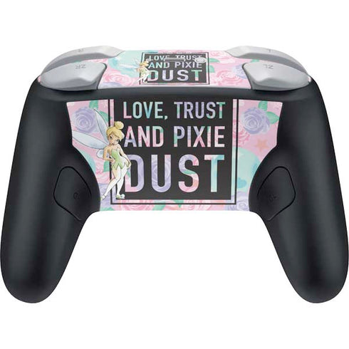 Disney Tinker Bell Love Trust and Pixie Dust Nintendo Switch 2 (2025) Pro Controller Skin