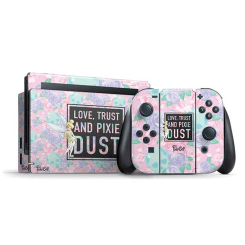 Disney Tinker Bell Love Trust and Pixie Dust Nintendo Skins