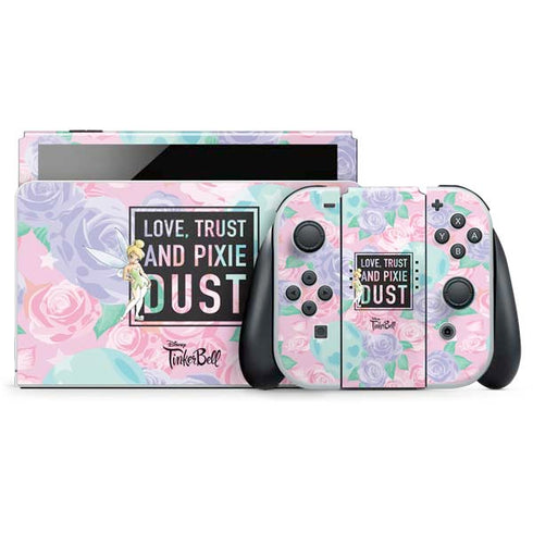 Disney Tinker Bell Love Trust and Pixie Dust Nintendo Skins