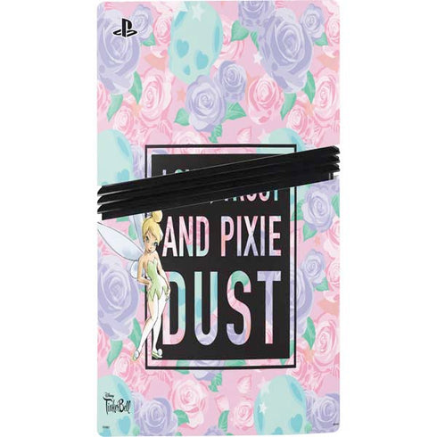 Disney Tinker Bell Love Trust and Pixie Dust PS5 Pro Disk Bundle Skin