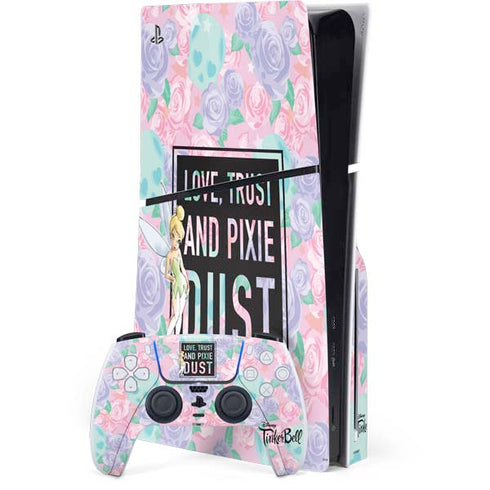 Disney Tinker Bell Love Trust and Pixie Dust PlayStation PS5 Skins