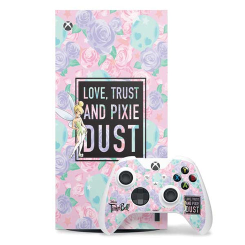 Disney Tinker Bell Love Trust and Pixie Dust Xbox Series X Skins
