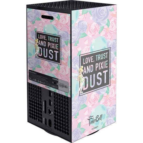 Disney Tinker Bell Love Trust and Pixie Dust XBox Series X Digital Edition Console Skin