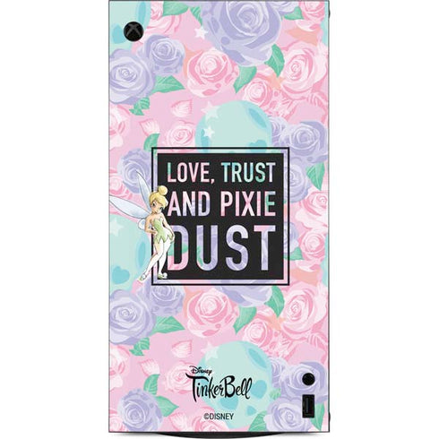 Disney Tinker Bell Love Trust and Pixie Dust XBox Series X Digital Edition Console Skin