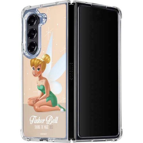 Disney Tinker Bell Sharing the Magic Art Galaxy Z Fold5 5G Clear Case