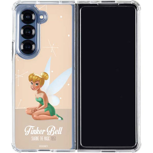 Disney Tinker Bell Sharing the Magic Art Galaxy Z Fold6 Clear Case