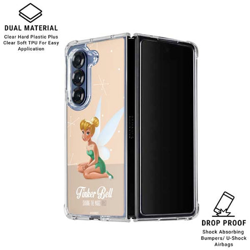 Disney Tinker Bell Sharing the Magic Art Galaxy Z Fold6 Clear Case