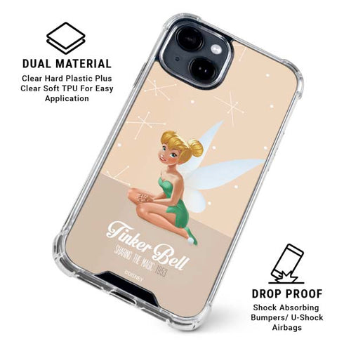 Disney Tinker Bell Sharing the Magic Art iPhone 15 Clear Case