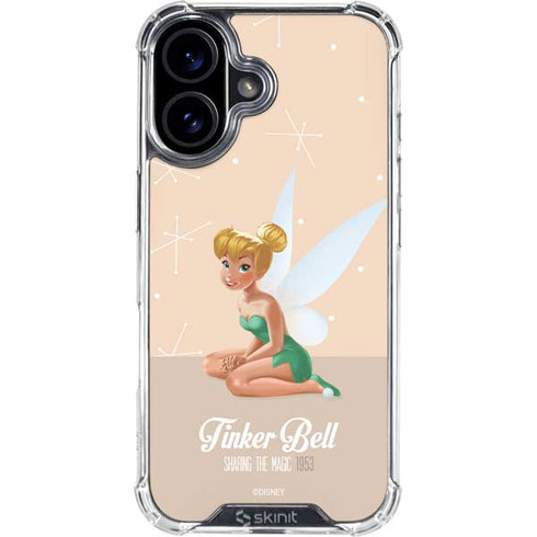 Disney Tinker Bell Sharing the Magic Art iPhone 16 Plus Clear Case