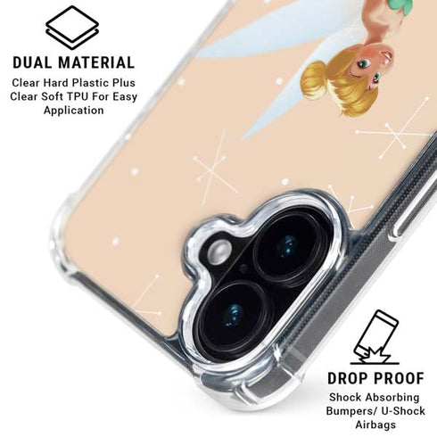 Disney Tinker Bell Sharing the Magic Art iPhone 17 Clear Case