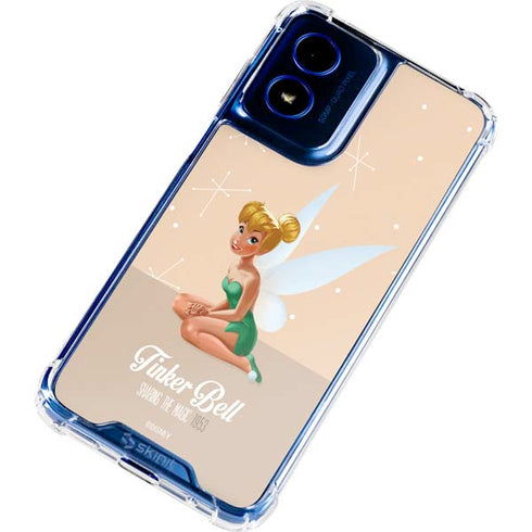 Disney Tinker Bell Sharing the Magic Art Moto G 5G (2024) Clear Case
