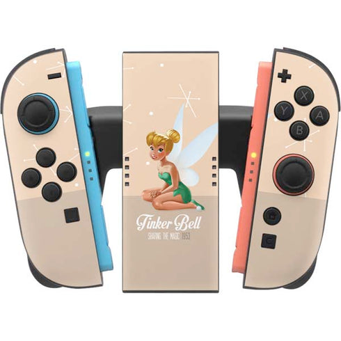 Disney Tinker Bell Sharing the Magic Art Nintendo Switch 2 (2025) Joy-Con Controller Skin
