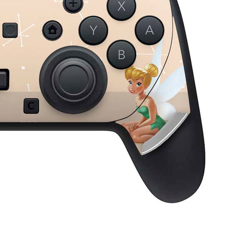 Disney Tinker Bell Sharing the Magic Art Nintendo Switch 2 (2025) Pro Controller Skin