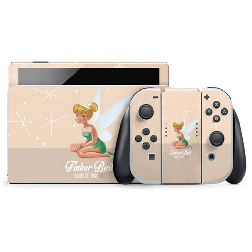 Disney Tinker Bell Sharing the Magic Art Nintendo Skins