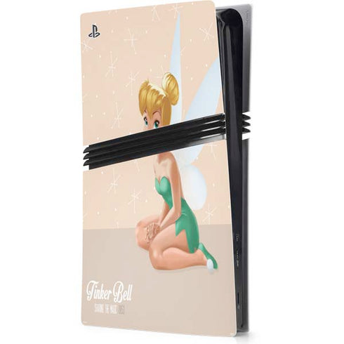 Disney Tinker Bell Sharing the Magic Art PS5 Pro Console Skin