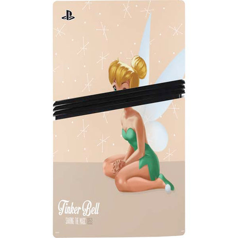 Disney Tinker Bell Sharing the Magic Art PS5 Pro Console Skin