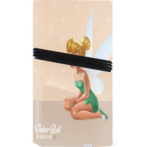 Disney Tinker Bell Sharing the Magic Art PS5 Pro Disk Bundle Skin