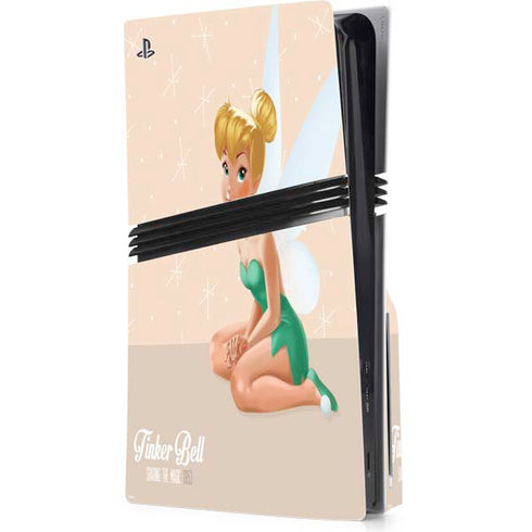 Disney Tinker Bell Sharing the Magic Art PS5 Pro Disk Console Skin