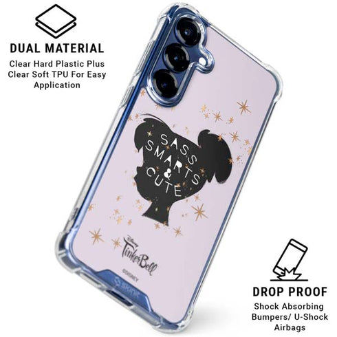 Disney Tinker Bell Sass Smarts and Cute Galaxy S25 Plus Clear Case