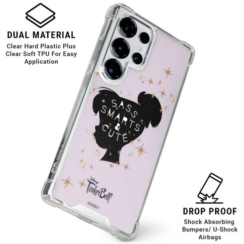 Disney Tinker Bell Sass Smarts and Cute Galaxy S25 Ultra Clear Case