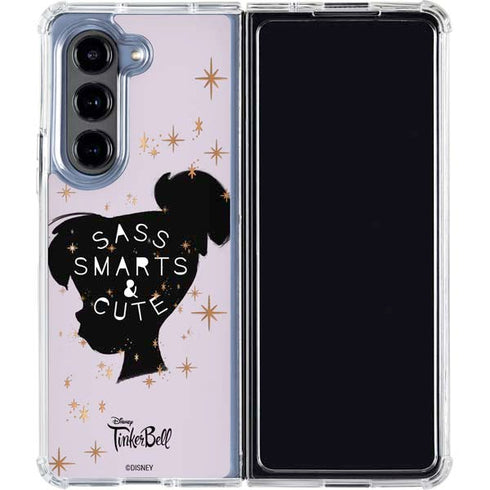 Disney Tinker Bell Sass Smarts and Cute Galaxy Z Fold5 5G Clear Case
