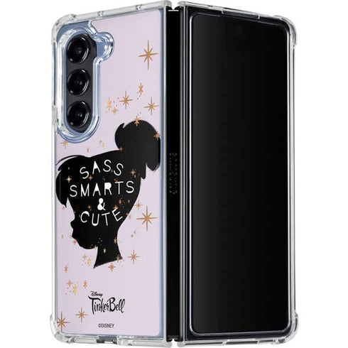 Disney Tinker Bell Sass Smarts and Cute Galaxy Z Fold5 5G Clear Case