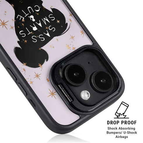 Disney Tinker Bell Sass Smarts and Cute iPhone 15 Kickstand Case