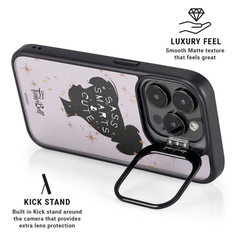 Disney Tinker Bell Sass Smarts and Cute iPhone 15 Pro Kickstand Case
