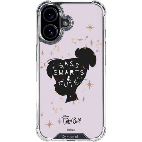 Disney Tinker Bell Sass Smarts and Cute iPhone 16 Plus Clear Case