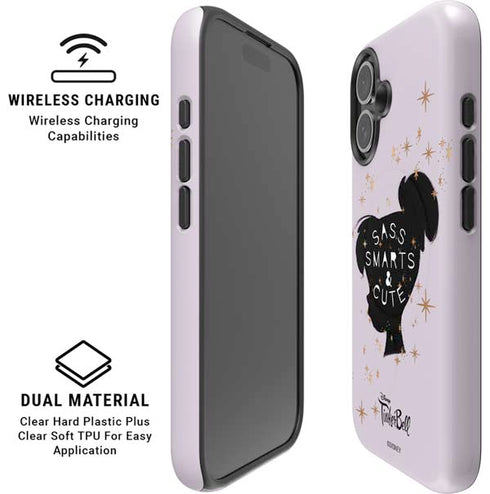 Disney Tinker Bell Sass Smarts and Cute iPhone 16 Plus Magsafe Impact Case