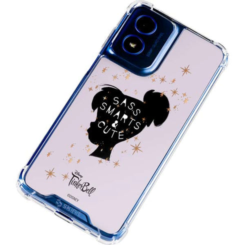 Disney Tinker Bell Sass Smarts and Cute Moto G Play 4G (2024) Clear Case