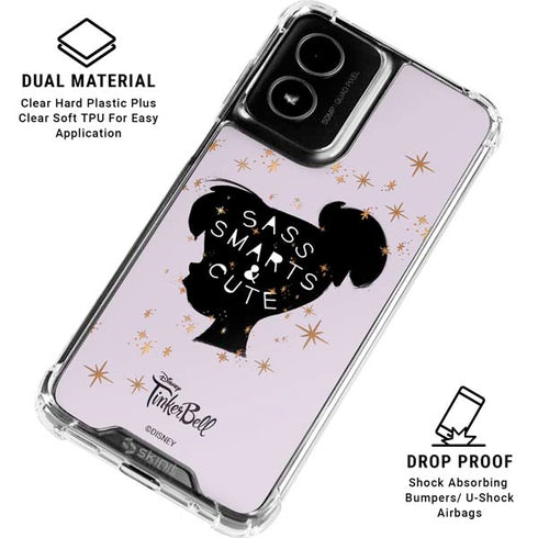 Disney Tinker Bell Sass Smarts and Cute Moto G Power 5G (2024) Clear Case