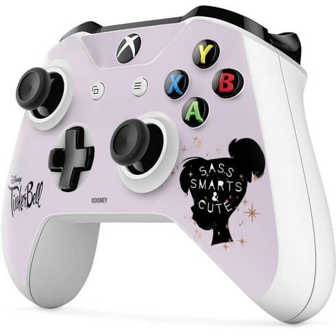 Disney Tinker Bell Sass Smarts and Cute Xbox One S All-Digital Edition Bundle Skin