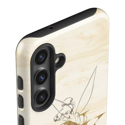 Disney Tinker Bell Tink Magic Pencil Art Galaxy S25 Plus Impact Case