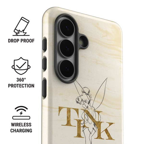 Disney Tinker Bell Tink Magic Pencil Art Galaxy S26 Plus Impact Case