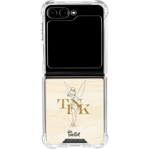 Disney Tinker Bell Tink Magic Pencil Art Galaxy Z Flip6 Clear Case