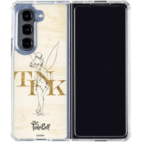 Disney Tinker Bell Tink Magic Pencil Art Galaxy Z Fold5 5G Clear Case
