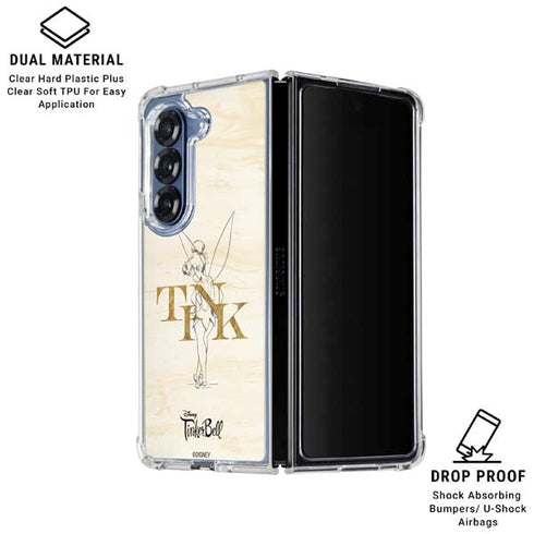 Disney Tinker Bell Tink Magic Pencil Art Galaxy Z Fold6 Clear Case