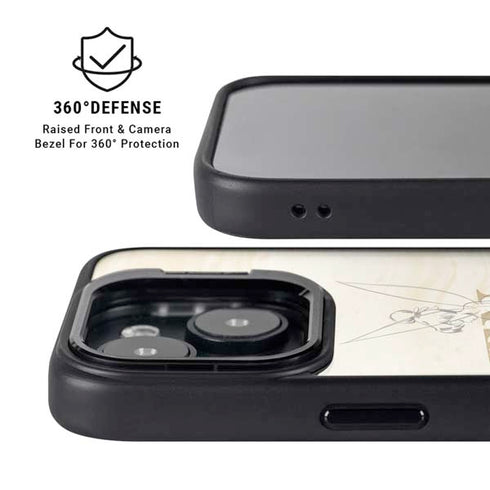 Disney Tinker Bell Tink Magic Pencil Art iPhone 14 Kickstand Case