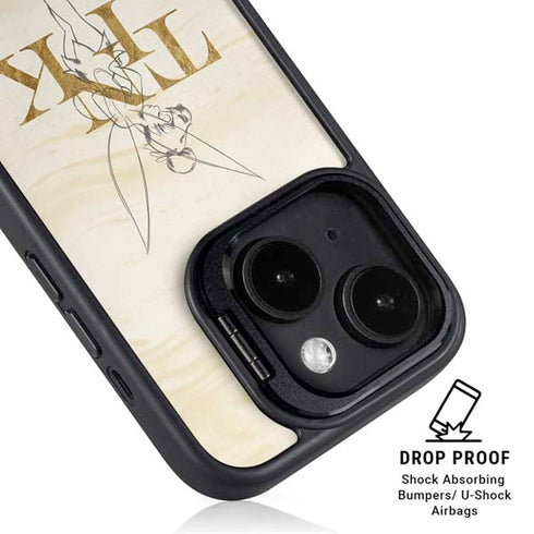 Disney Tinker Bell Tink Magic Pencil Art iPhone 14 Plus Kickstand Case