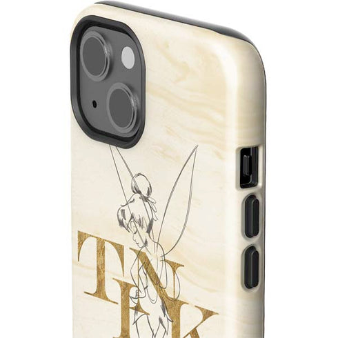 Disney Tinker Bell Tink Magic Pencil Art iPhone 15 Impact Case