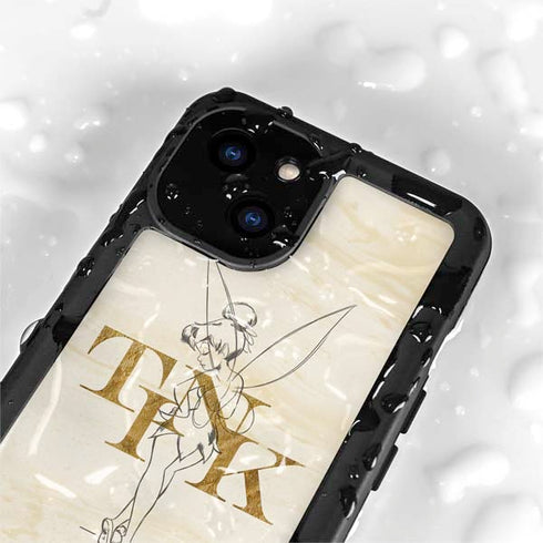 Disney Tinker Bell Tink Magic Pencil Art iPhone 15 Plus Waterproof Case