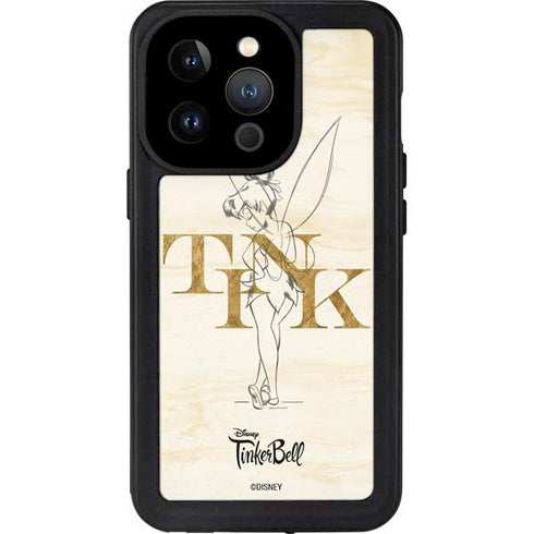Disney Tinker Bell Tink Magic Pencil Art iPhone 15 Pro Waterproof Case