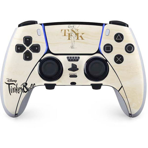 Disney Tinker Bell Tink Magic Pencil Art PS5 DualSense Edge Pro Controller Skin